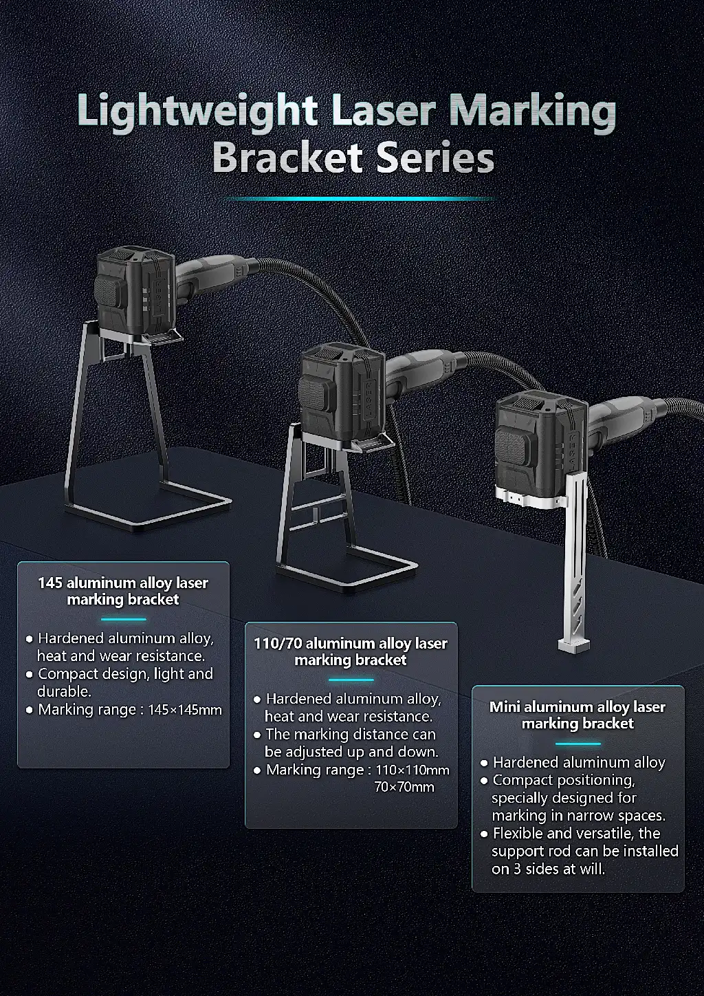 Product characteristics of fiber laser marking machine