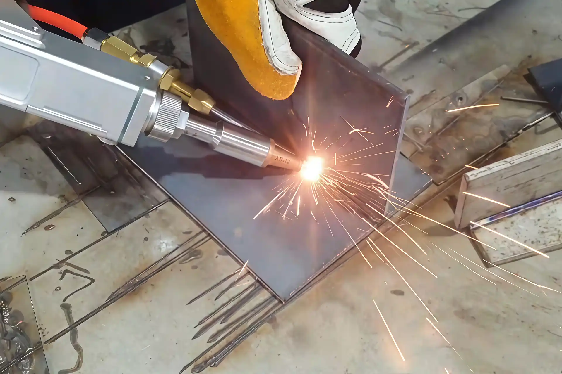 handheld laser welder fabrication application result