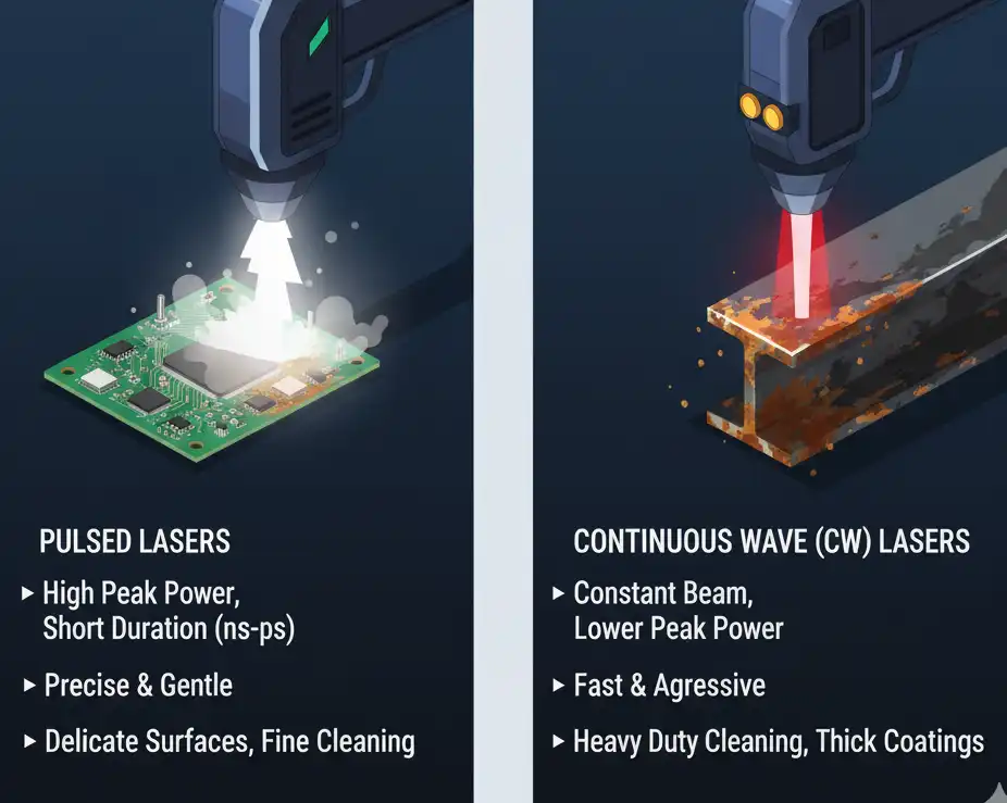 Types of Lasers Used