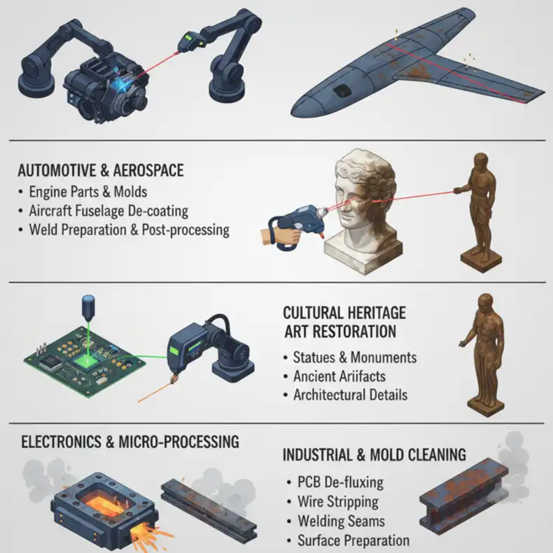 Applications of Laser Cleaning