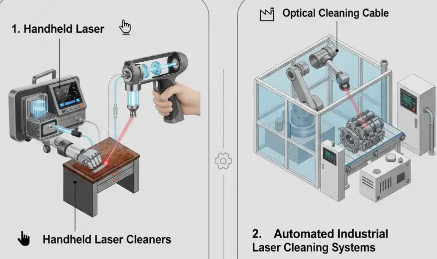 Types of Laser Cleaning Machines