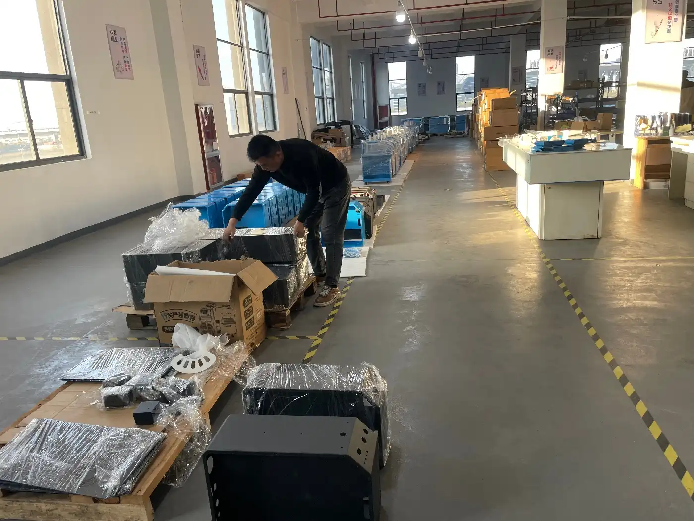 Oceanplayer laser machine packing and delivery