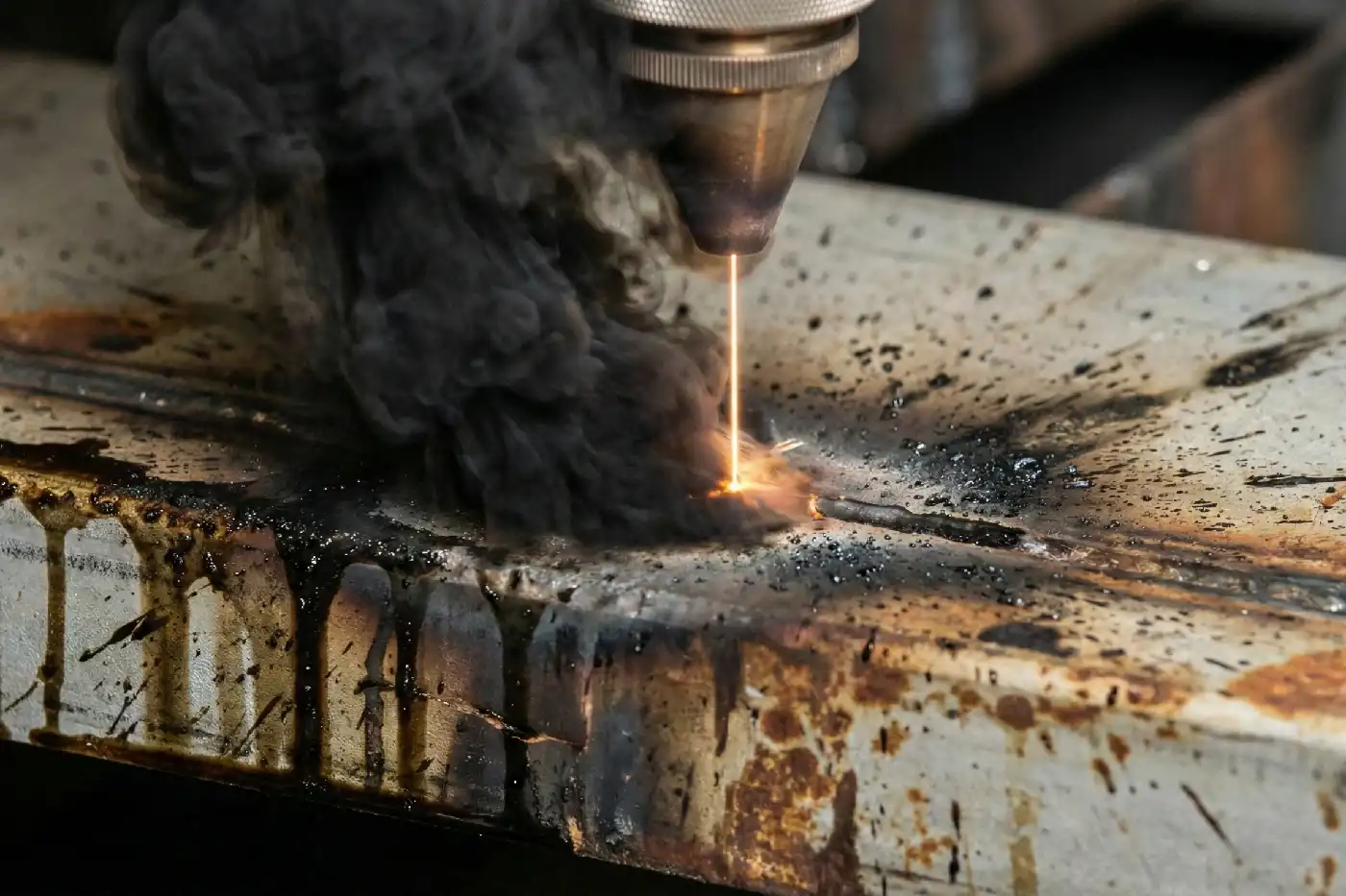 Why Laser Welding Machine Emits Black Smoke