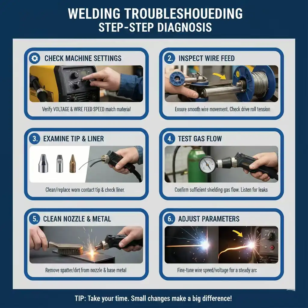 Step-by-step diagnosis