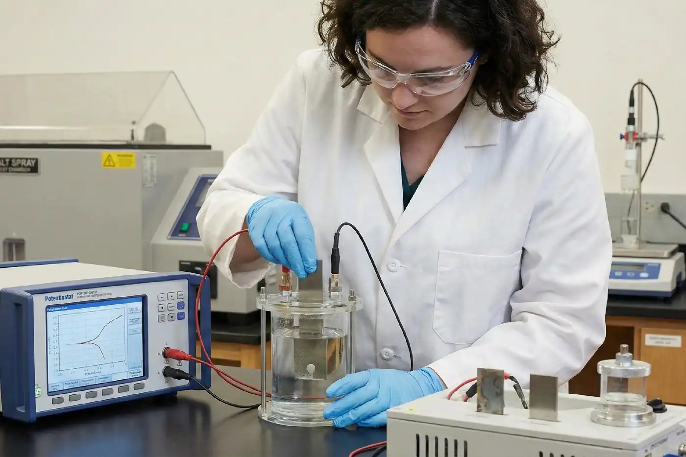 How do experts test corrosion resistance