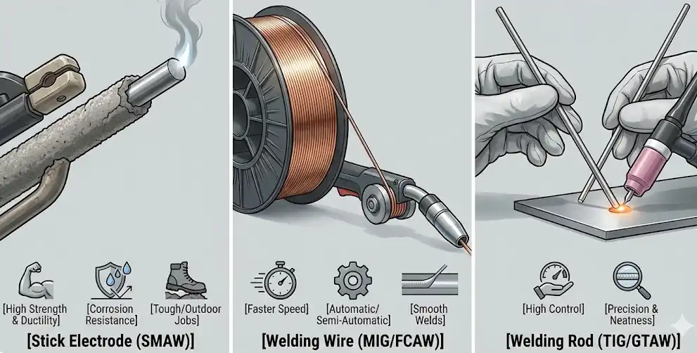 Common Forms (Rods, Wires, Electrodes)