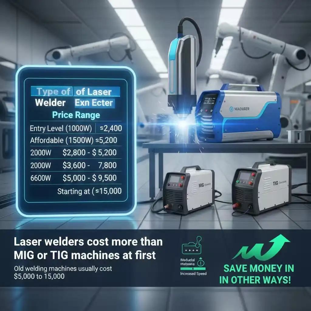 Handheld laser welding machine - cost in 2026