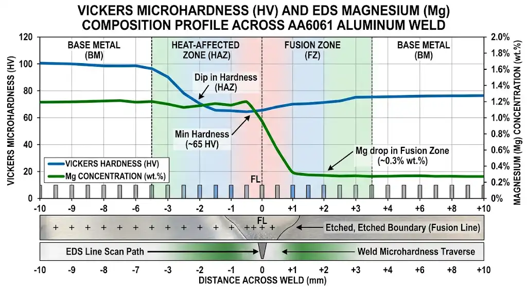 Composition and hardness checks