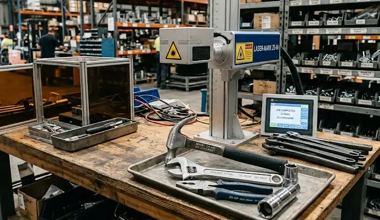 Hardware Tools Marking with 20W laser