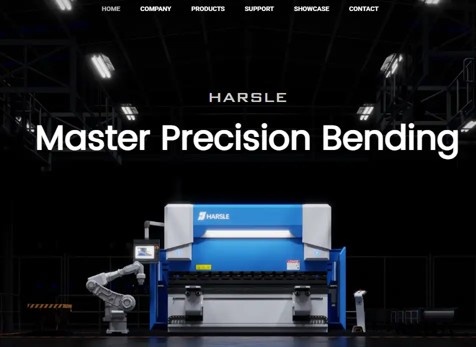 HARSLE website homepage