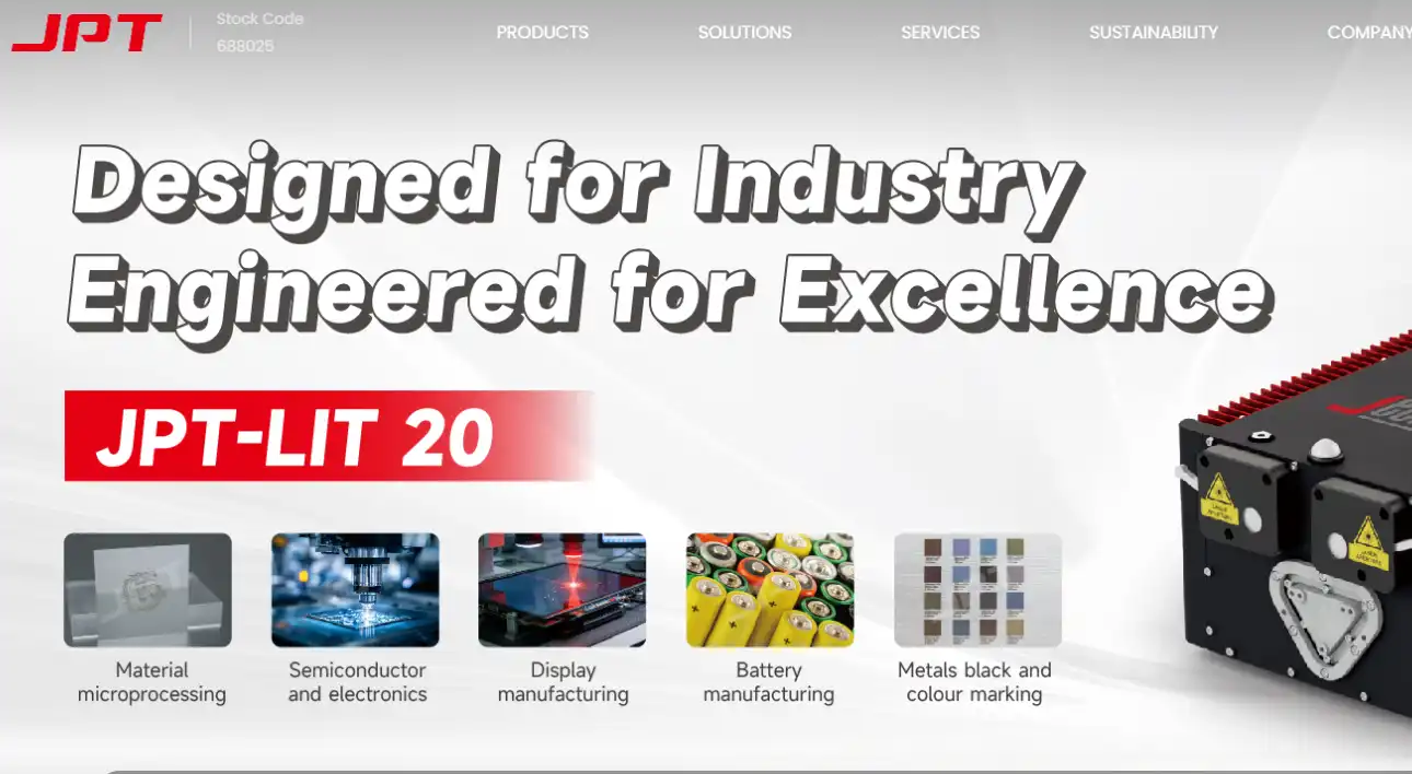 JPT website homepage