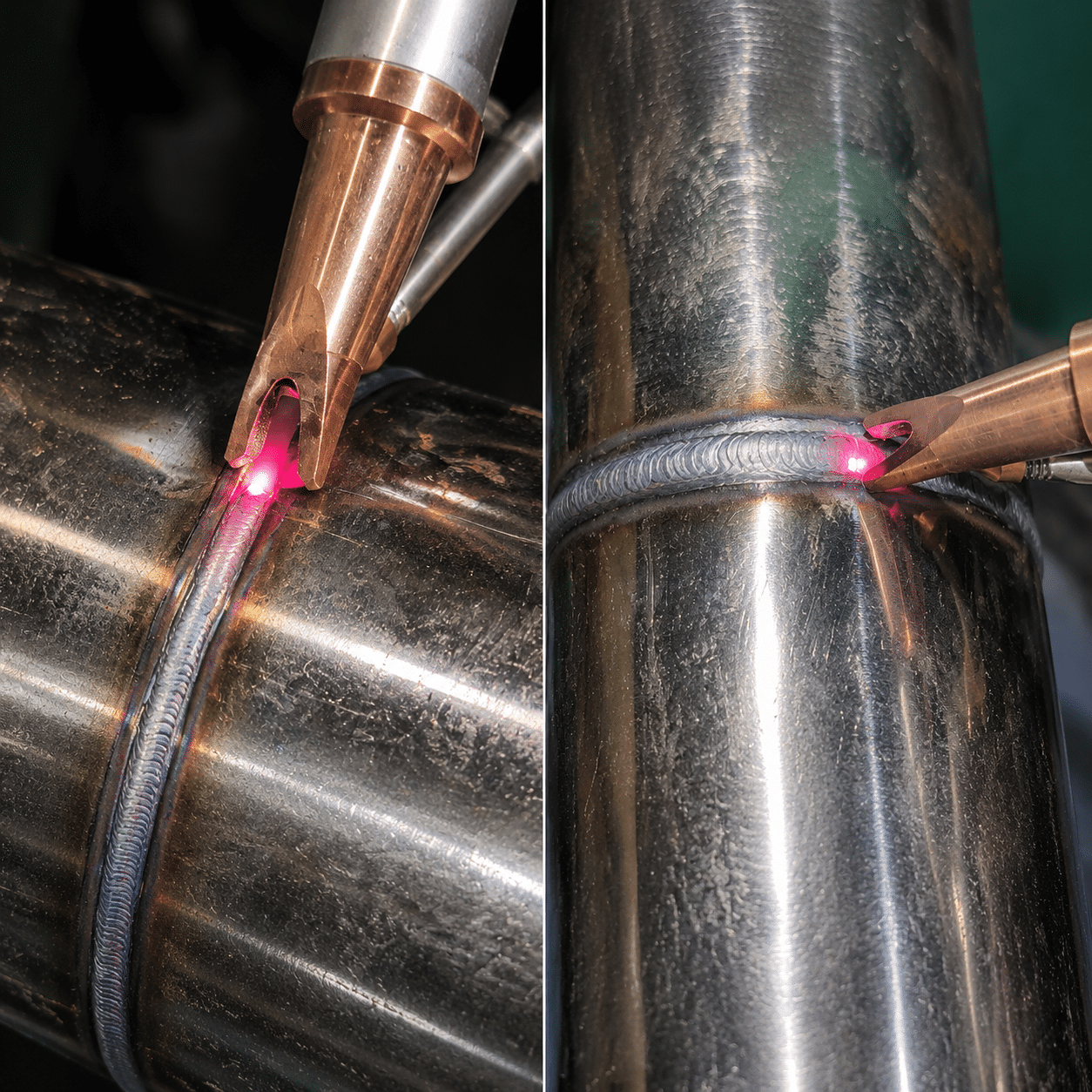 Pipe laser welding applications for round tubes square tubes fittings and frames