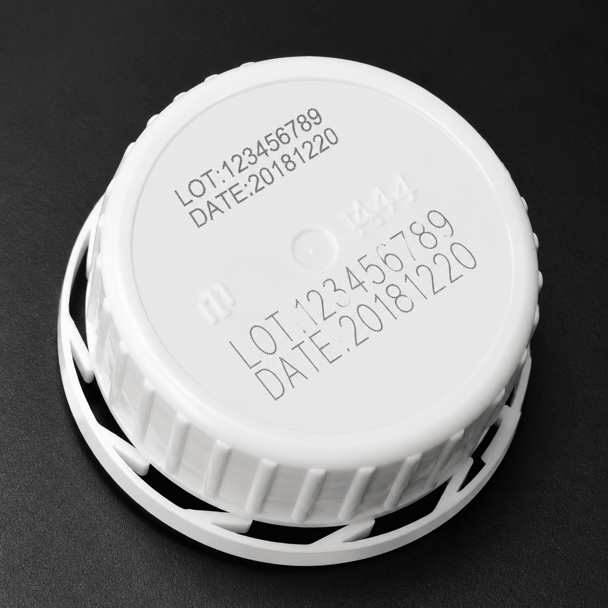 UV laser marking result on plastic part