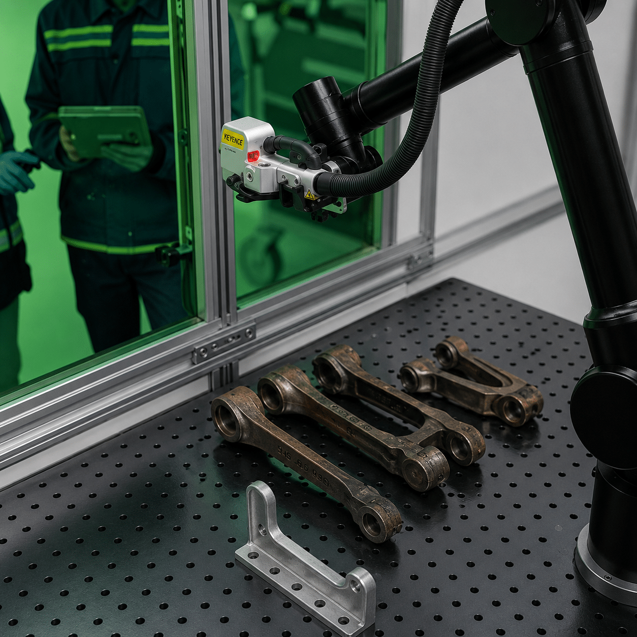 Robotic laser cleaning application for automated pre-weld cleaning oxide removal and surface preparation