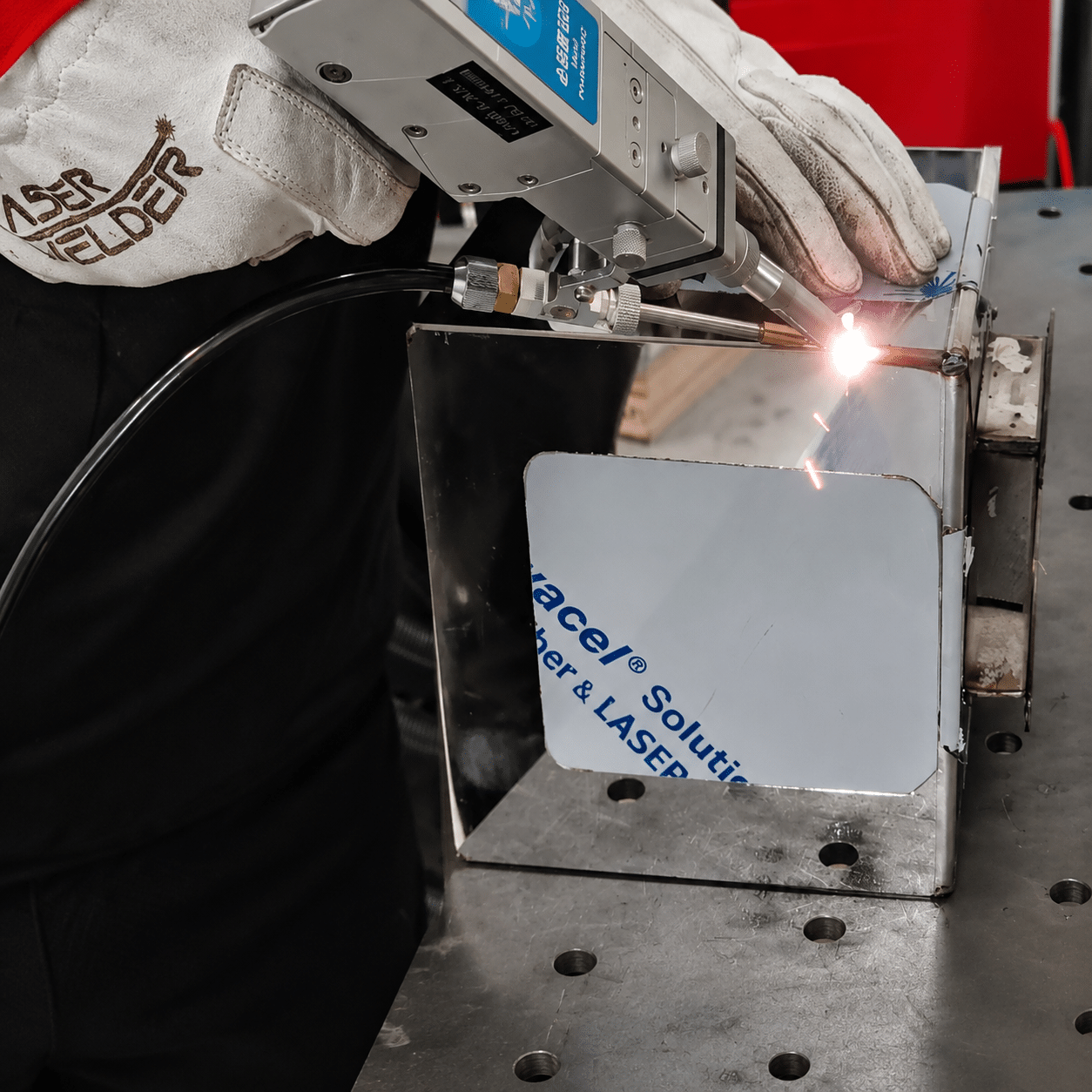 Sheet metal laser welding applications for cabinets enclosures covers and panels