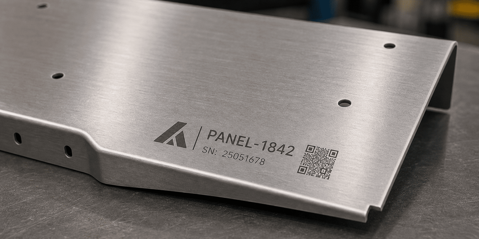 Laser marking on stainless steel products