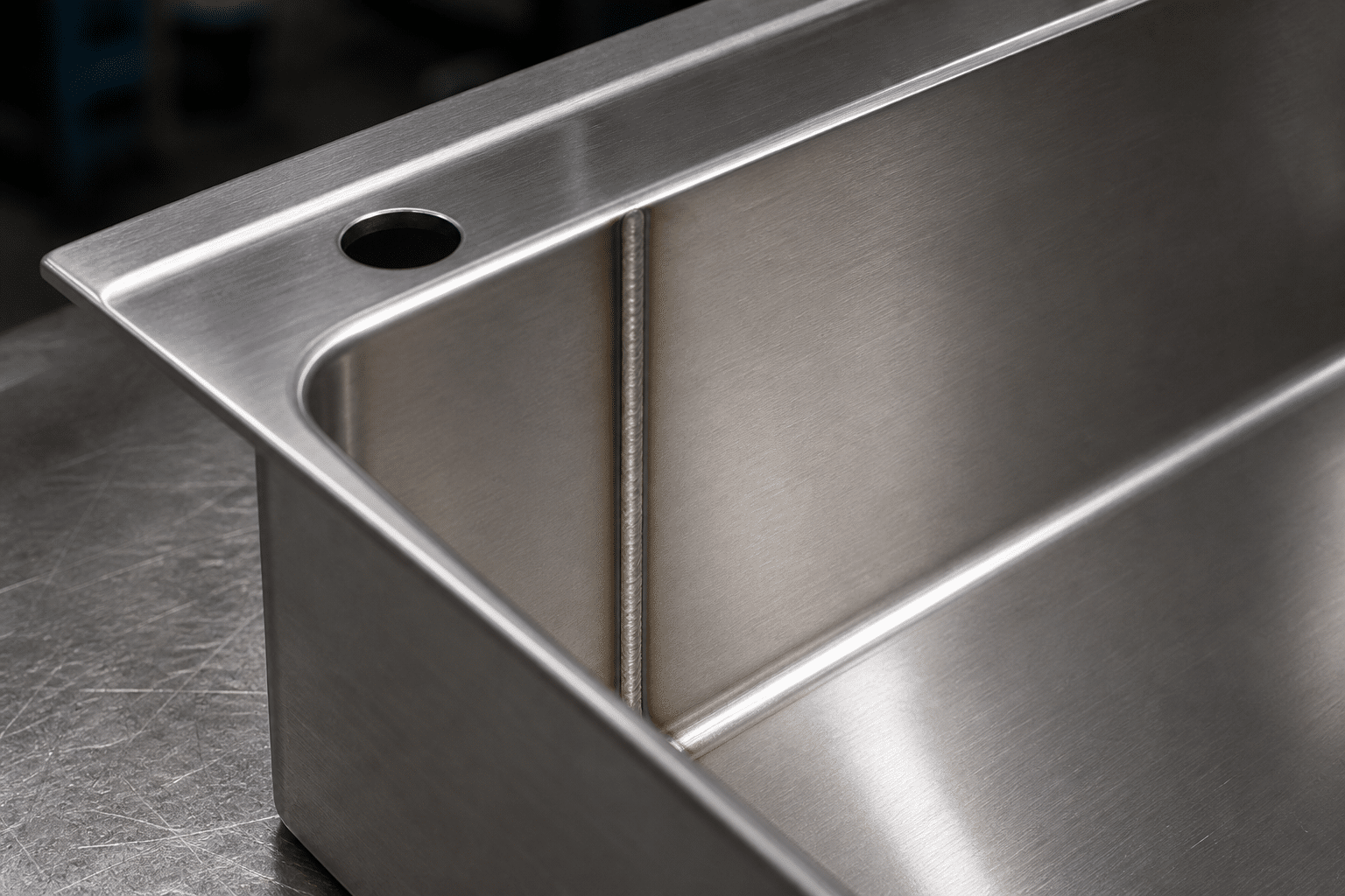Stainless steel laser welding result