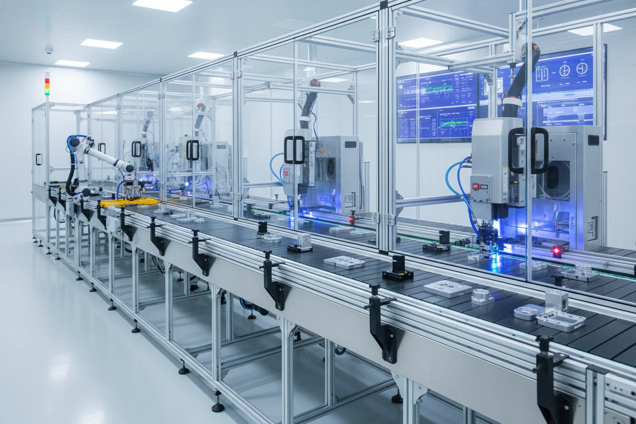 laser automation project planning with part drawing and production layout