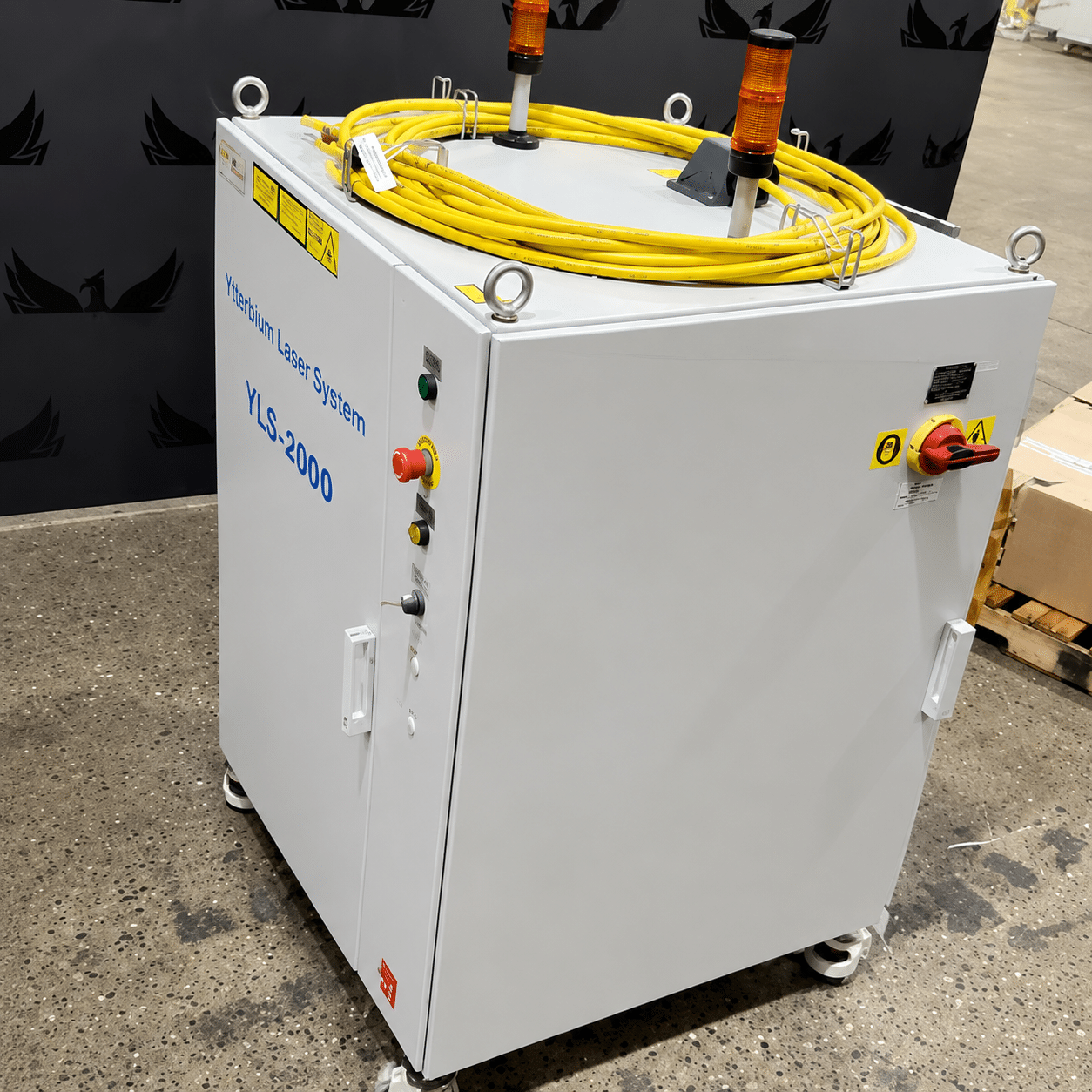Industrial fiber laser cutting machine used for sheet metal production