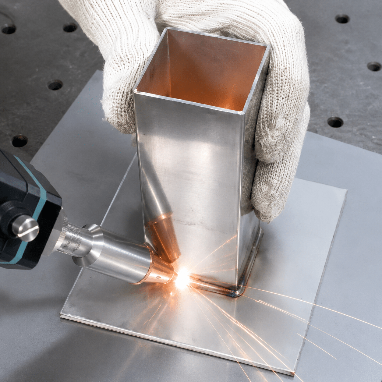 Aluminum laser welding seam result
