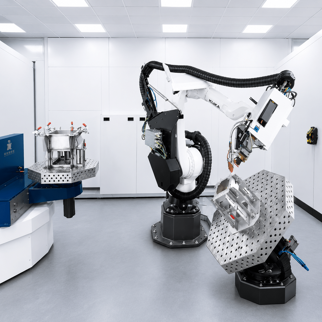 Robotic laser welding system for automated metal joining