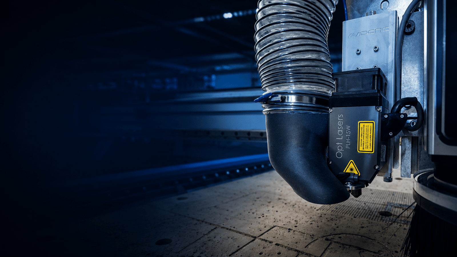 Laser cleaning fume extraction planning for rust removal