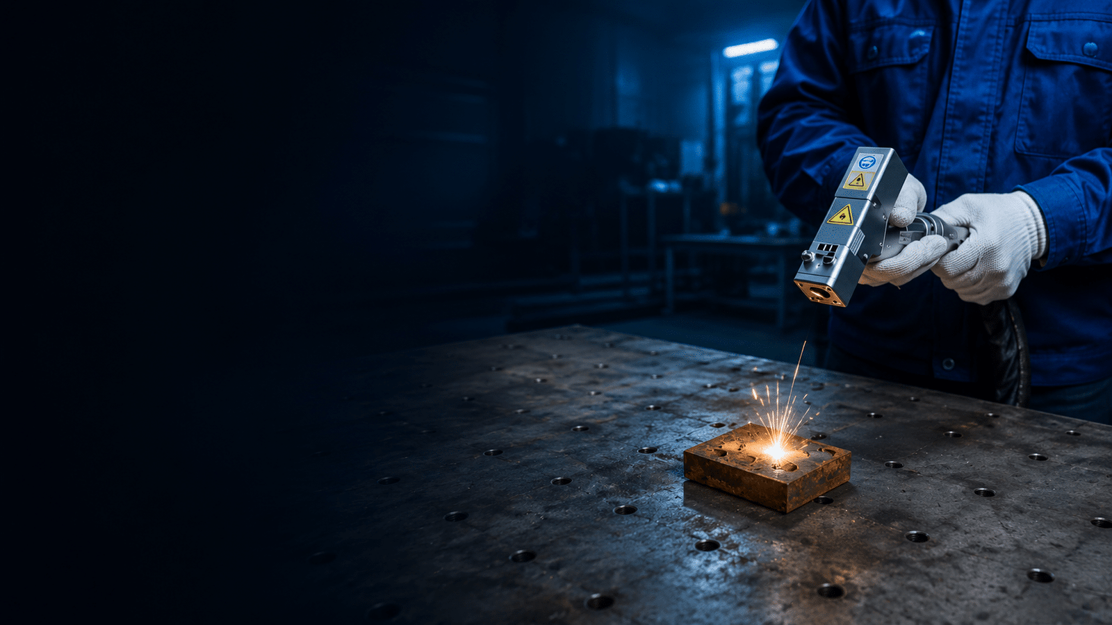 Industrial laser cleaning shift production planning