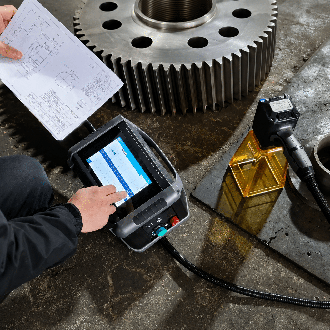 Laser marked code quality inspection and scanner verification