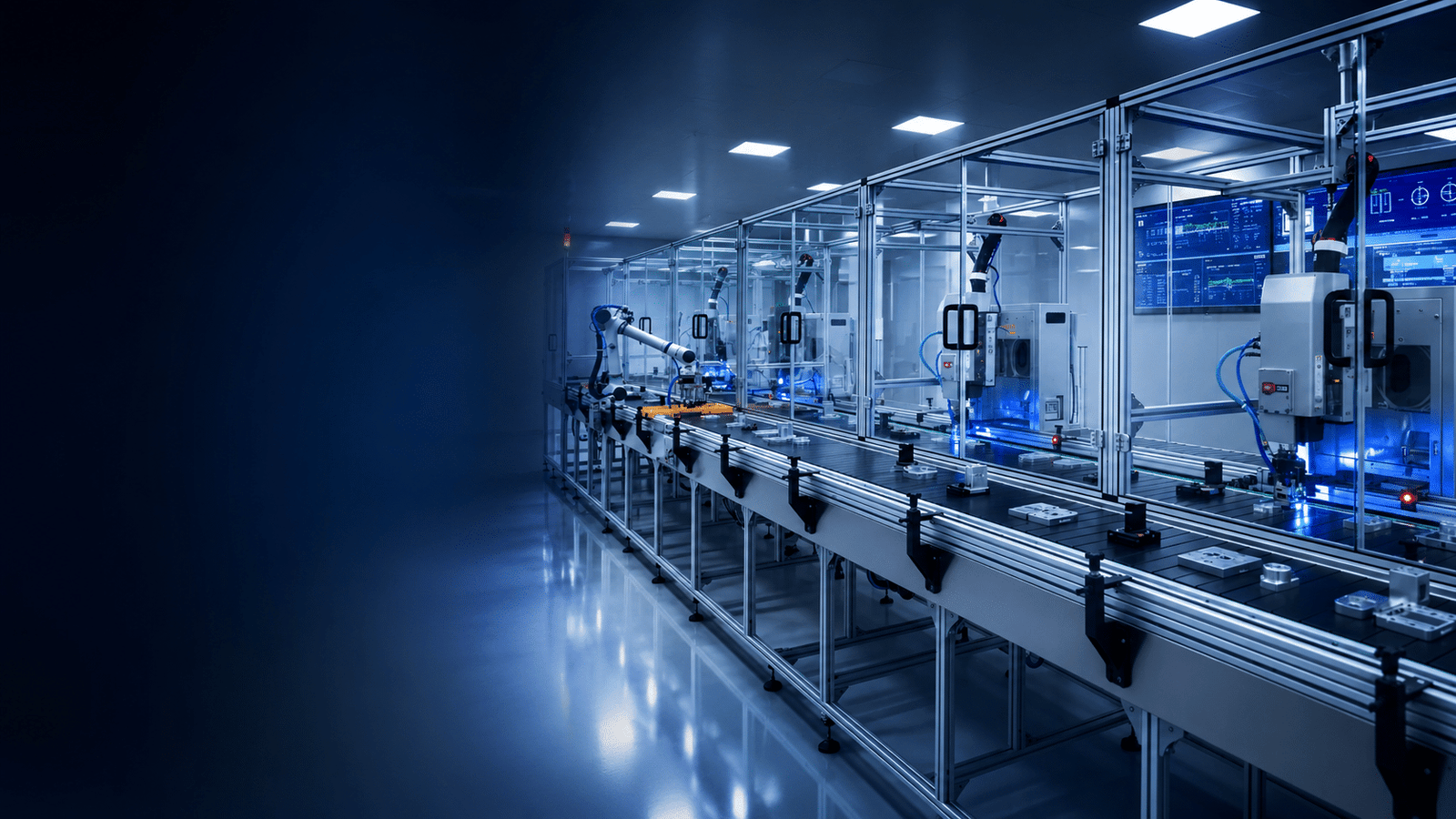 Industrial laser equipment planned for an automated production cycle
