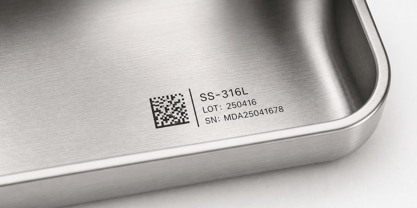 Aluminum laser marking application
