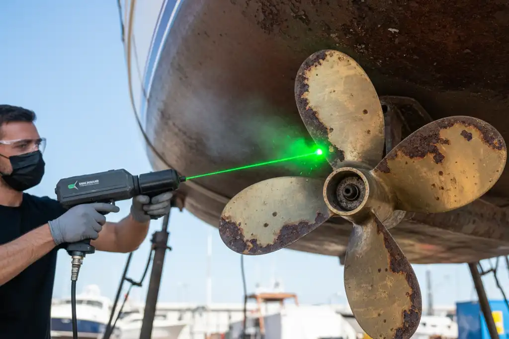 Propeller and Metal Component Precision Derusting