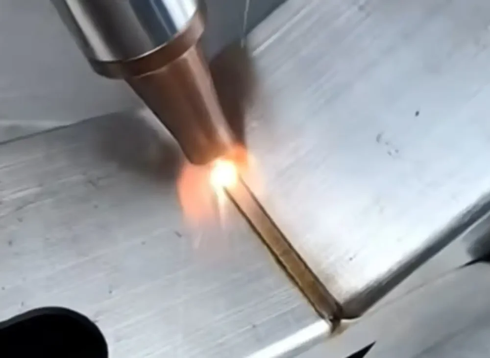 Real case diagram of laser welding machine