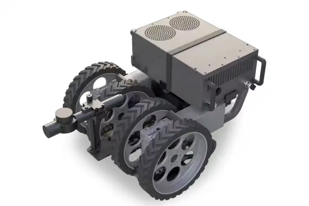 Laser wall climbing cleaning machine