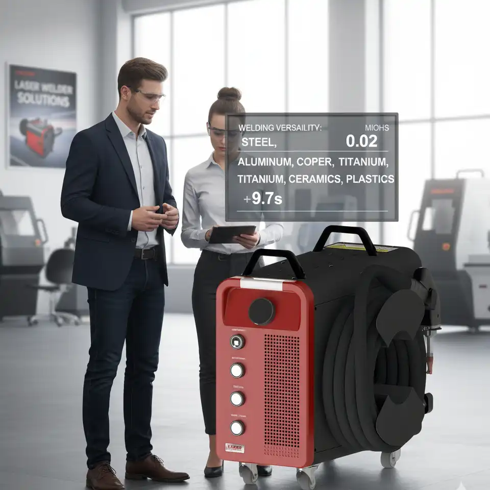 Communication on laser welding machine products
