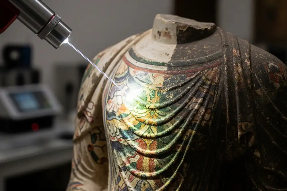 Application of laser cleaning in the restoration of historical relics