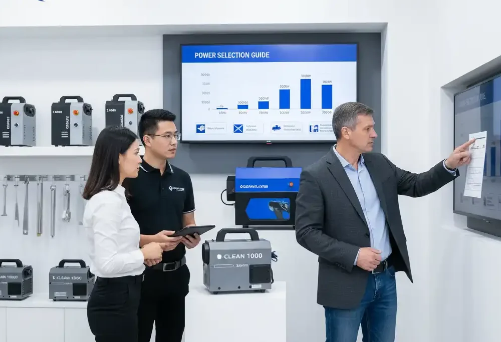 How to choose a laser cleaning machine with appropriate power