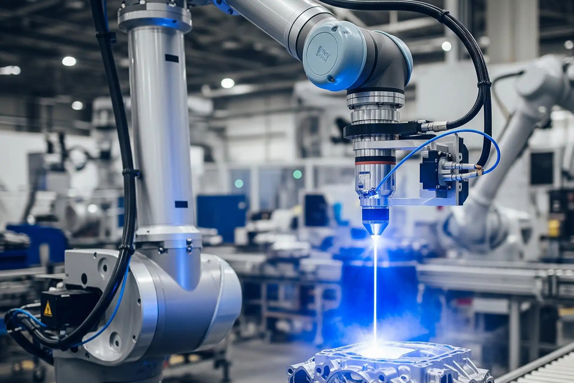 How to combine laser cleaning machine with industrial robots