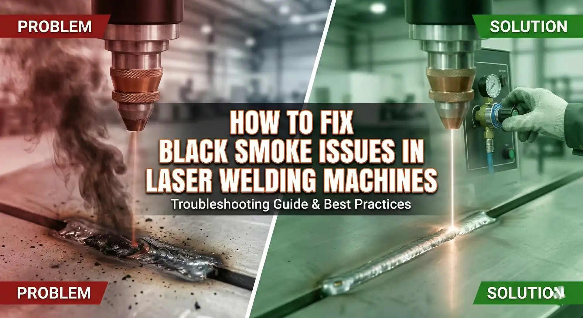 How to Fix Black Smoke Issues in Laser Welding Machines