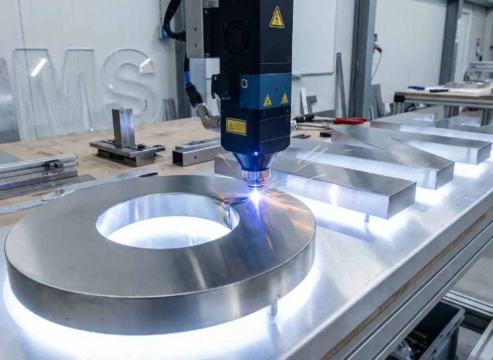 Laser Welding for Advertising Letters & Signs