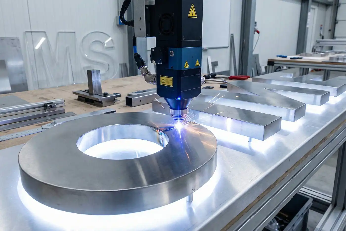 Laser Welding for Advertising Letters & Signs