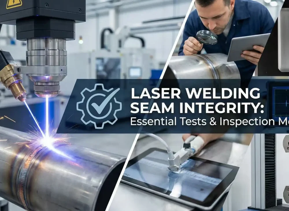 What tests are required for laser welding seams