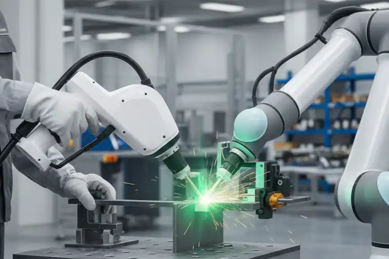 Handheld Laser Welder and Cobot Low Cost Automation