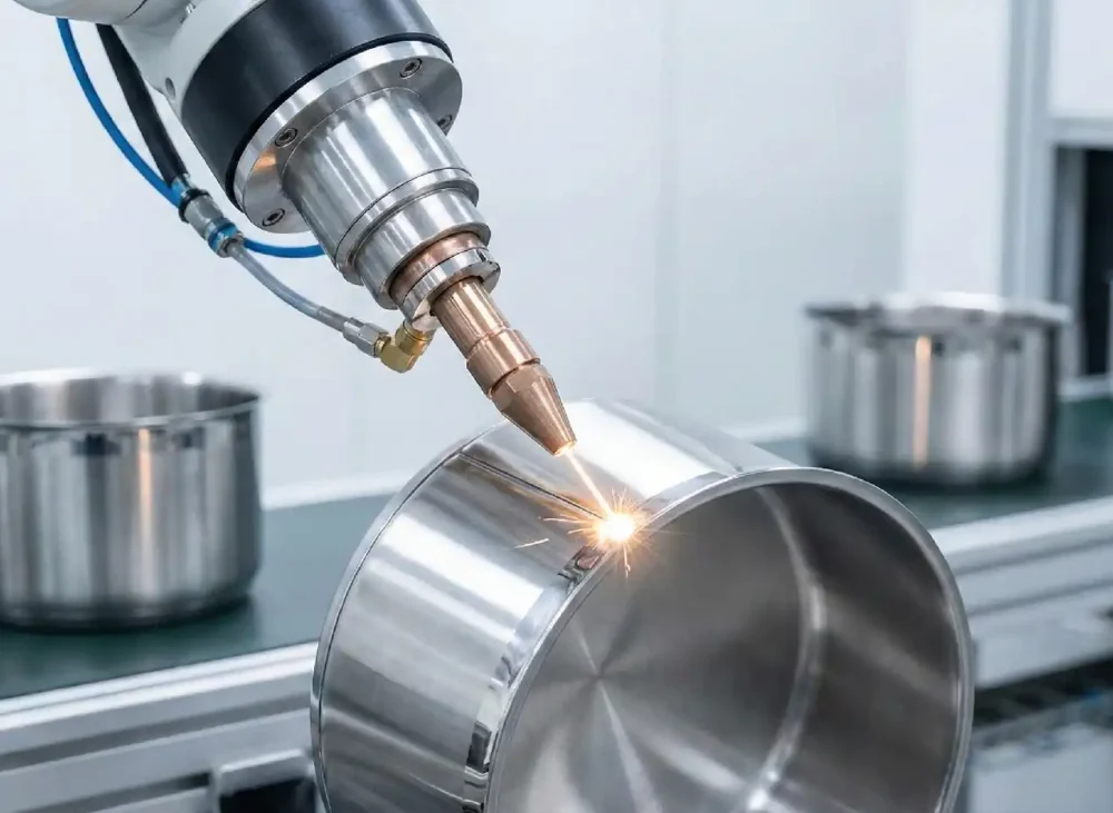 Laser Welding in Kitchenware Manufacturing Sealing & Aesthetics