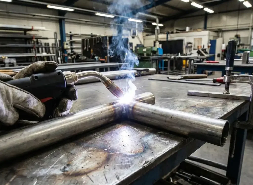 The light emission characteristics of laser welding machines