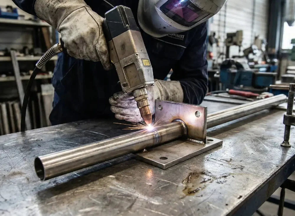 Why is my MIG welding machine spitting and sputtering