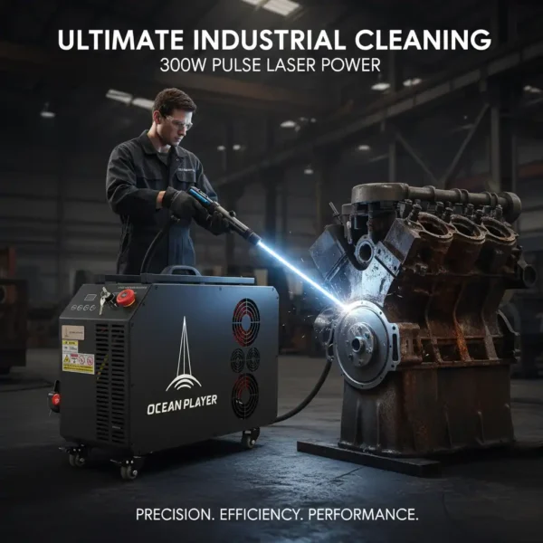 300W pulse laser cleaning machine