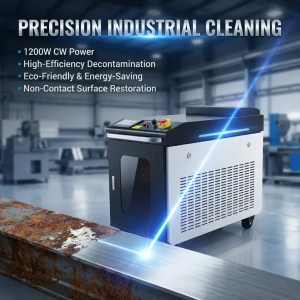 1200W CW water-cooled laser cleaner