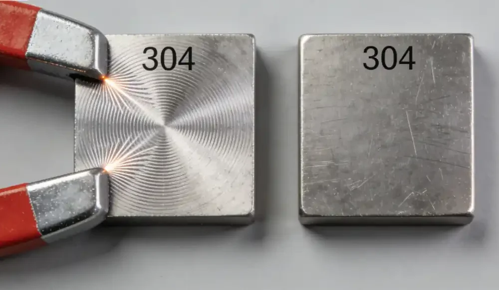 What Factors Affect the Magnetic Behavior of 304 Stainless Steel