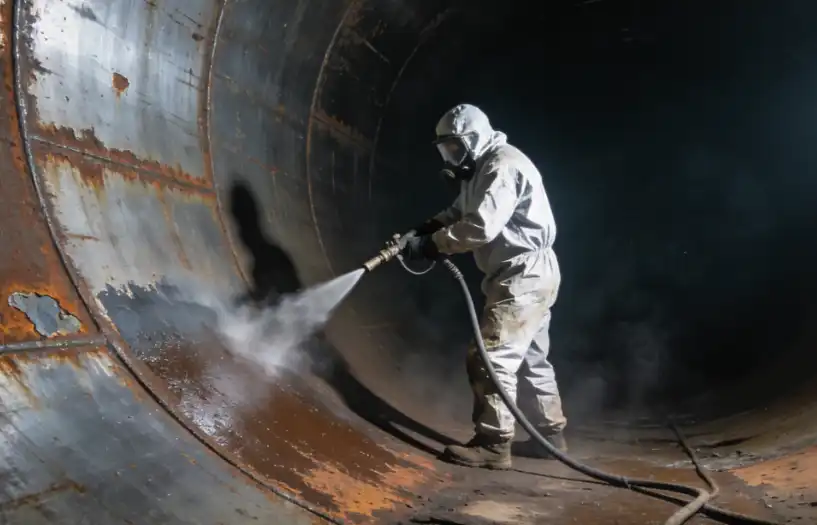 rust removal from underground storage tanks