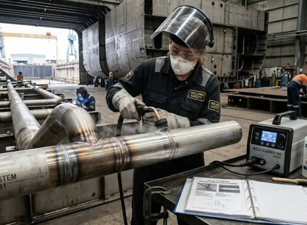 Weld Cleaning for Shipbuilding - Methods, Standards, and Best Practices